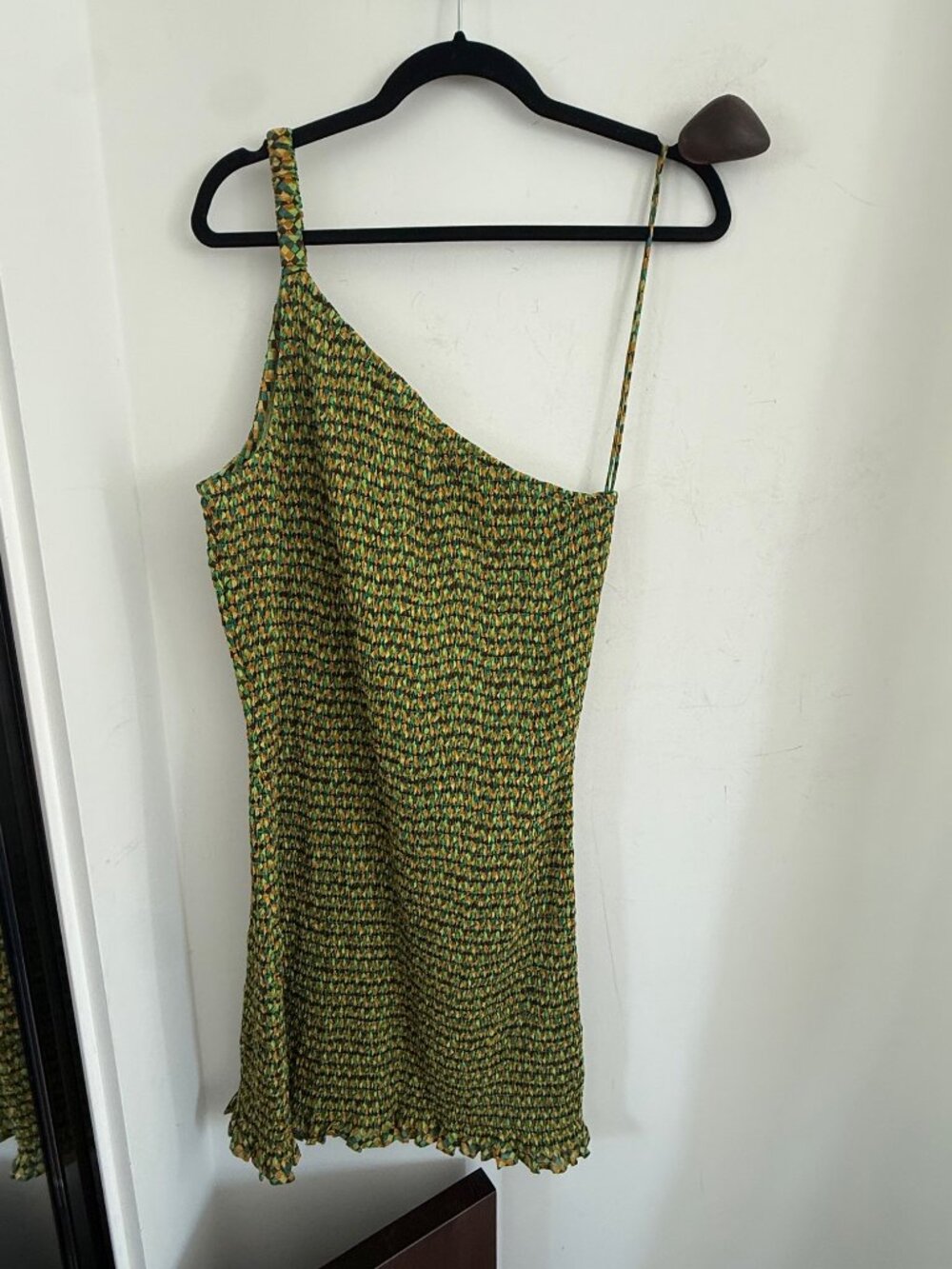 Faithful the Brand - One Shoulder Dress - Green Multi - XXL